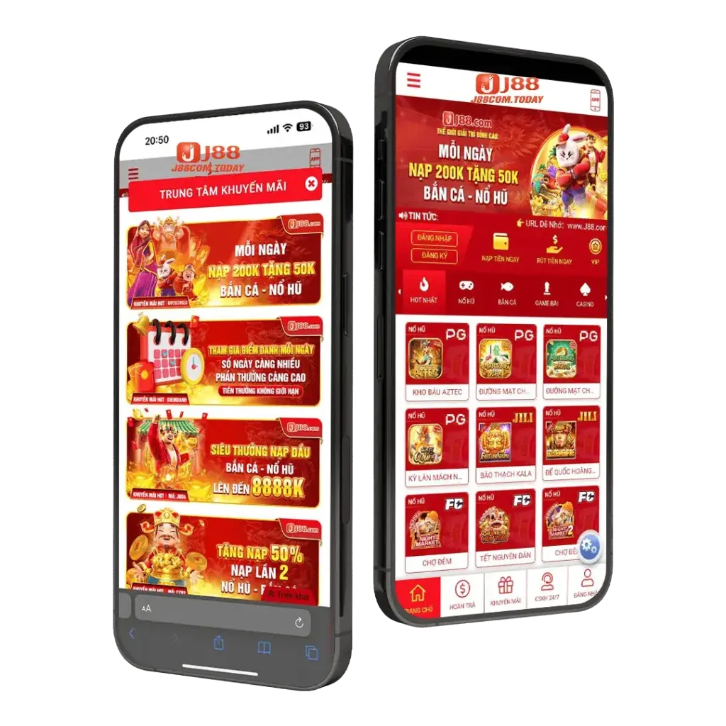 Giao diện ứng dụng qq88 game với các tính năng độc quyền